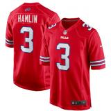 Damar Hamlin, Buffalo Bills Nike Alternate Game Jersey - Red Damar Hamlin, Buffalo Bills Nike Alternate Game Jersey - Red
